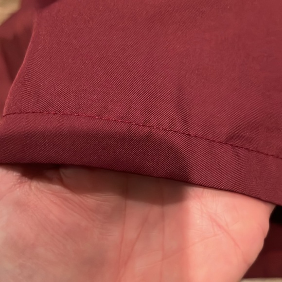 Maroon Polyester American Apparel Skirt - like new! - Picture 5 of 5